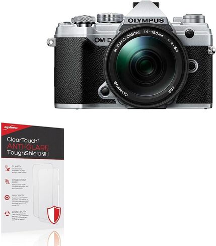 واقي شاشة BoxWave متوافق مع Olympus OM-D E-M5 - ClearTouch مضاد للوهج ToughShield 9H (عبوتان)، واقي شاشة مرن متين مضاد للتوهج 9H in Kuwait