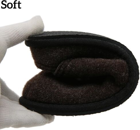 Mens Womens Cozy Memory Foam Scuff Slippers Slip On Warm House Shoes Indoor Home Bedroom Slippers With Rubber Sole in Kuwait
