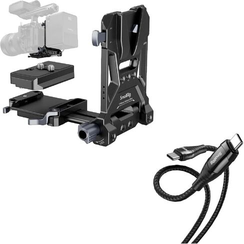 SMALLRIG Foldable V Mount Battery Plate and 240W USB C to USB C Cable in Saudi Arabia