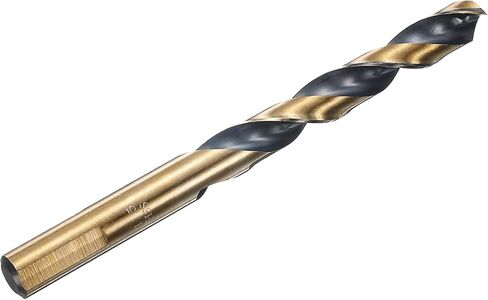 HARFINGTON Twist Drill Bit 11.5mm Dia فولاذ عالي السرعة 4341 متري لقم الثقب 5.5 "الطول الإجمالي مع طلاء أكسيد الأسود والذهبي لحفر المعادن الصلبة، الفولاذ المقاوم للصدأ، سبائك الصلب in Saudi Arabia