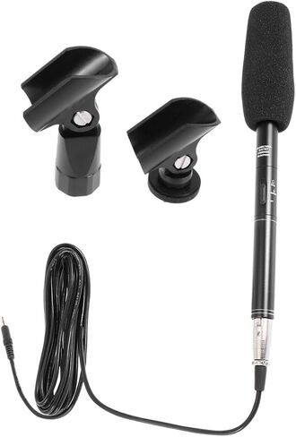 SUPVOX 1set Outdoor Interview Recording Mic Professional Voice Pickup for Phone Camera Microphone Shock Absorbing Wide Compatibility in Saudi Arabia