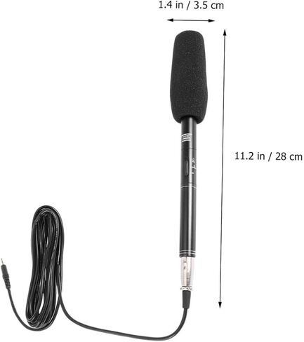 SUPVOX 1set Outdoor Interview Recording Mic Professional Voice Pickup for Phone Camera Microphone Shock Absorbing Wide Compatibility in Saudi Arabia