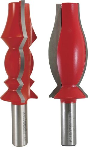 Freud 98-507 2 Piece Crown Molding Router Bit Set - 99-414 and 99-417 1/2 inch shank, Multi, One Size in Saudi Arabia