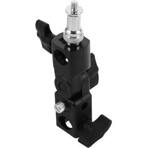 DOITOOL Flashlight Bracket: Umbrella Reflector Stand Adapter Flashlight Adjustable Clamp for Light Stand Reflector Holder for Professional Photography in Kuwait