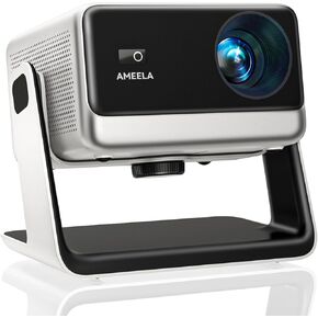 جهاز عرض فيديو GooDee مع واي فاي وبلوتوث، نظام أفلام ذكي/ صوت دولبي/ التركيز التلقائي وجهاز عرض محمول كيستون، فك تشفير فيديو 4K و1080 بكسل أصلي للمسرح المنزلي / الخارجي in Kuwait