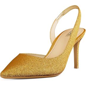 Michael Kors Women's Alina Flex Sling Pump, Bronze, 6.5 in Kuwait