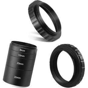 Astromania M48x0.75 (2" Filter) Female to M42*0.75 T / T2 Male Thread Telescope Adapter - Bundle with - T-Ring Adapter for Nikon&2"/M48-extension Tube Kit in Saudi Arabia