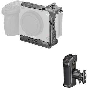 SmallRig FX3 / FX30 نصف قفص + مقبض جانبي مع مشغل REC in Kuwait