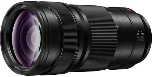 Panasonic Lumix S PRO 70-200mm f/4 O.I.S. Lens (S-R70200) Bundle Including: 64 GB Memory Card, 3-Piece Filter Kit, Lens Caps, Lens Pouch, Cap Keeper, Full Cleaning Kit, Card Reader, Card Wallet in Saudi Arabia