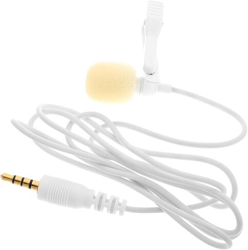 Yardwe Mini Microphone for Smartphone Clip Lavalier Mic Noise-canceling Tiny Microphone for Phone in Saudi Arabia