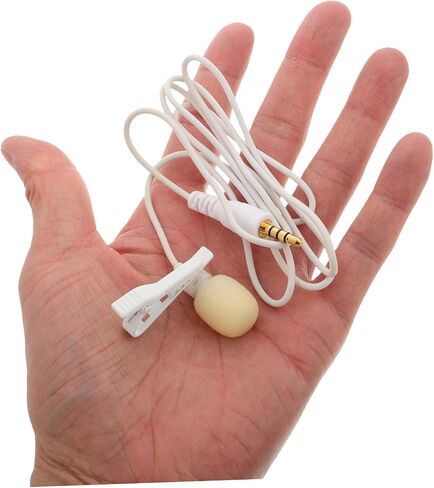 Yardwe Mini Microphone for Smartphone Clip Lavalier Mic Noise-canceling Tiny Microphone for Phone in Saudi Arabia