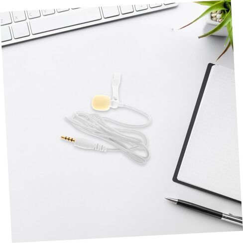 Yardwe Mini Microphone for Smartphone Clip Lavalier Mic Noise-canceling Tiny Microphone for Phone in Saudi Arabia