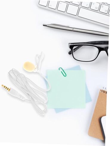 Yardwe Mini Microphone for Smartphone Clip Lavalier Mic Noise-canceling Tiny Microphone for Phone in Saudi Arabia