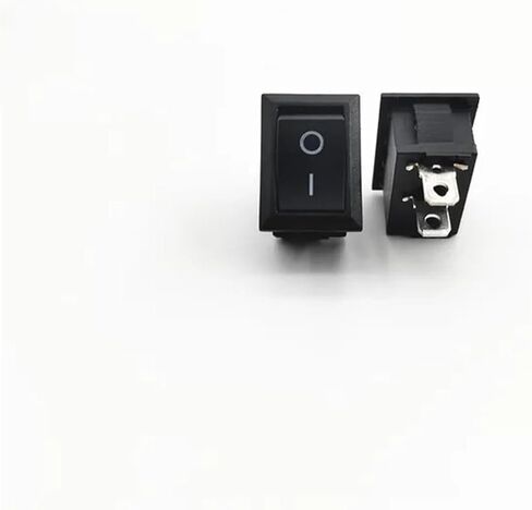 5Pcs KCD1 2PIin Boat Car Rocker Switch 6A/10A 250V/125VAC Push Button Switch(Waterproof Cap) in Saudi Arabia