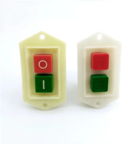 1pcs Lc3-5 Lc3-10 Start Stop Self Locking Button Switch AC 220 / 380V 10A I/O Bench Drill Grinder Cutter Switch(LC3-10) in Saudi Arabia