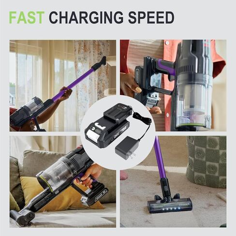 شاحن سريع GOXX بقدرة 51.6 واط متوافق مع بطارية Bissell CleanView XR وXR Pet Stick Vacuum 24V 4054، ومحول طاقة متوافق مع Bissell Powerclean XR Vacuum Model 3789 3797 3789U 3789X 3797VW in Kuwait