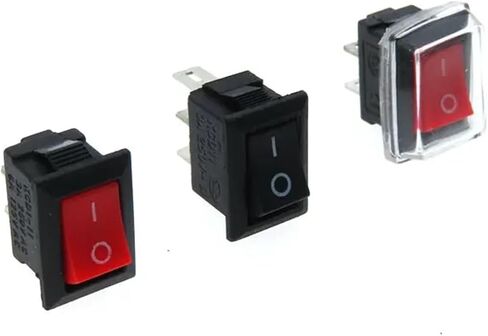 15 قطعة KCD11 3A/250V 10*15 مللي متر SPST 2/3Pin ON/Off Boat Rocker Switch لوحة قيادة السيارة شاحنة RV ATV Home (2pin أبيض) in Saudi Arabia