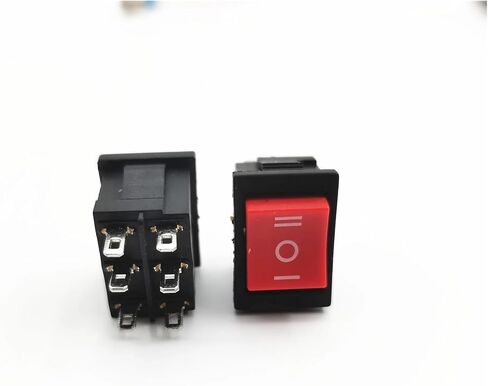 5 قطعة KCD1 21*15 6Pin قارب سيارة الروك التبديل 6A/10A 250 فولت/125VAC مفتاح بـزر دفع (6pin3d) in Saudi Arabia
