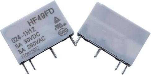 Relay HF49FD/005 012 024-1H11 1H12 1H12T 5V12V24V4 pin 5A(HF49FD024-1H12T) in Saudi Arabia