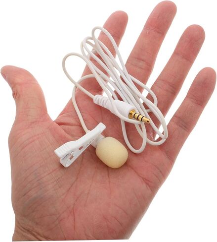 Portable Lavalier Microphone for Smartphones Compact Mic for Teaching Sports and Recording Lightweight Durable Design for Easy Use The Go in Saudi Arabia