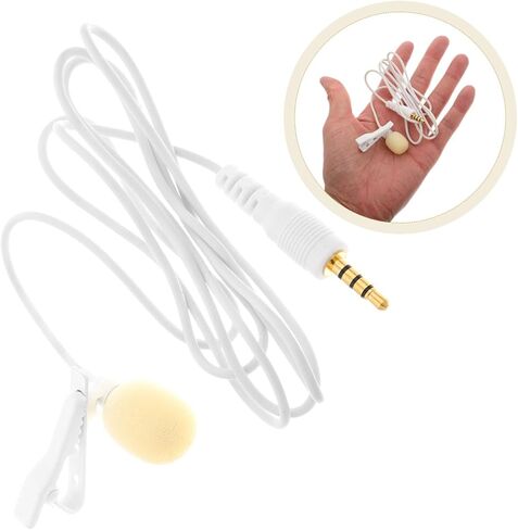 Portable Lavalier Microphone for Smartphones Compact Mic for Teaching Sports and Recording Lightweight Durable Design for Easy Use The Go in Saudi Arabia