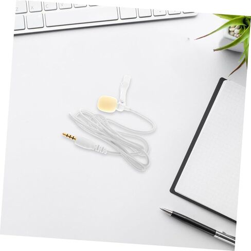 Smartphone Clip Mic Mini Lavalier Lapel Microphone Lightweight Portable for Teaching Recording Podcasts in Saudi Arabia