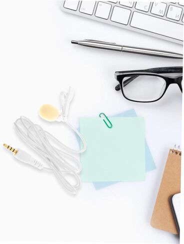 Smartphone Clip Mic Mini Lavalier Lapel Microphone Lightweight Portable for Teaching Recording Podcasts in Saudi Arabia