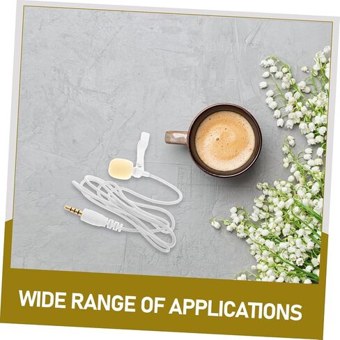 Smartphone Clip Mic Mini Lavalier Lapel Microphone Lightweight Portable for Teaching Recording Podcasts in Saudi Arabia