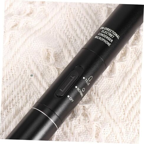 1set Portable Interview Microphone for Outdoor Recording Camera Mic for Smartphones and Shock-Resistant Design Professional Voice Pickup for Live Streaming and Interviews in Saudi Arabia