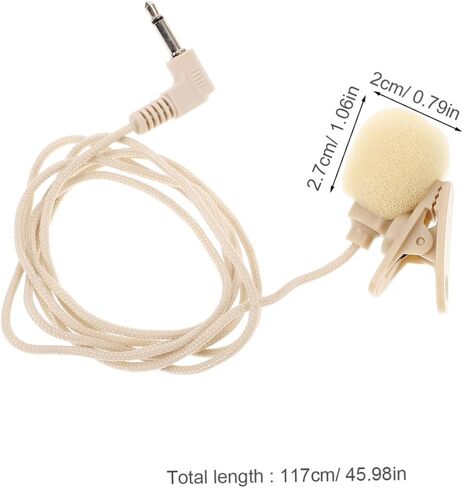 ibasenice 2pcs Lapel Microphone Professional Recording Mic for Computer Vlogging Camcorder Phone Smartphone in Saudi Arabia
