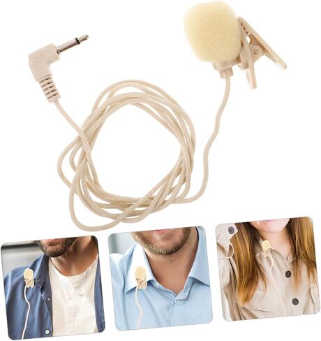 ibasenice 2pcs Lapel Microphone Professional Recording Mic for Computer Vlogging Camcorder Phone Smartphone in Saudi Arabia