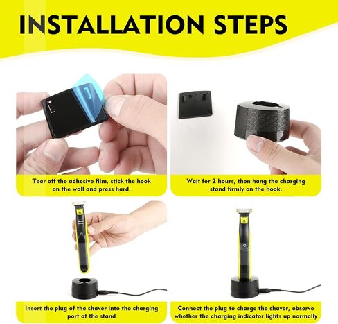 Razor Stand Charging Charger Base Holder for Philips Norelco OneBlade 2520/2530/2620/2630 in Saudi Arabia