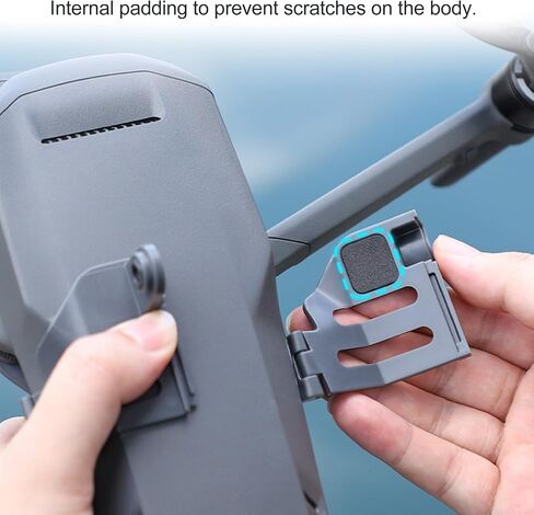 حامل محول حامل تمديد لكاميرا الطائرة بدون طيار مقاس 1/4 بوصة متوافق مع Mavic 3 3 Pro 3 Classic لكاميرات الحركة X2 X3 ملحقات كشاف البحث بلاستيك رمادي in Saudi Arabia