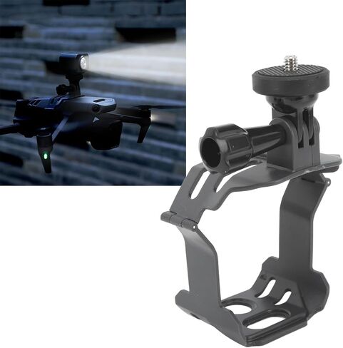حامل محول حامل تمديد لكاميرا الطائرة بدون طيار مقاس 1/4 بوصة متوافق مع Mavic 3 3 Pro 3 Classic لكاميرات الحركة X2 X3 ملحقات كشاف البحث بلاستيك رمادي in Saudi Arabia