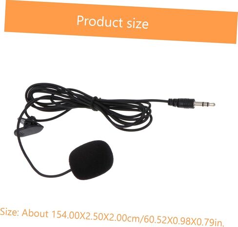 BESTonZON 5pcs Professional Lavalier Mic for Recording Video Chat Microphone Pop Filter in Saudi Arabia