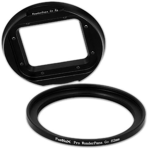 Fotodiox Pro WonderPana Go مع مجموعة حلقات تصاعدية مقاس 62 مم - نظام محول مرشح GoTough لحافظة غطاء GoPro Hero3 مع حلقة تصاعدية لمرشحات قياسية 62 مم in Saudi Arabia