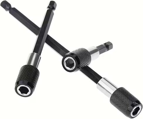 Magnetic Drill Bit Extension Set, Durable Steel Construction, Professional Tool Accessories for Home Improvement, Drill Accessories in Saudi Arabia