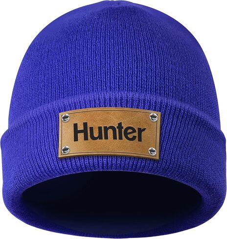 قبعات شتوية مخصصة متماسكة | قبعات جلدية مخصصة | قبعات متطابقة للعائلة | قبعات متماسكة دافئة للأطفال والكبار in Kuwait