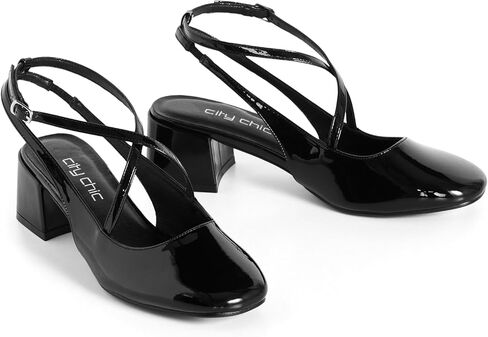City Chic Plus Size Heel-Wide FIT Luna in Saudi Arabia