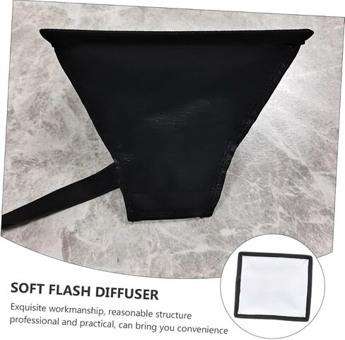 ناشر ضوء فلاش للتصوير الفوتوغرافي قابل للطي من Softbox مع شرائط مضادة للانزلاق، غطاء Speedlight مربع خفيف الوزن متوافق مع ومضات الرأس المربعة للصور الداخلية والصور in Kuwait