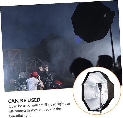 Gatuida Premium Octagonal Umbrella Softbox Light Box for Photography Movie Softbox with Beam Angle Compatible with LED and Strobe Lights Easy to Use and Store for Studio and Outdoor in Saudi Arabia