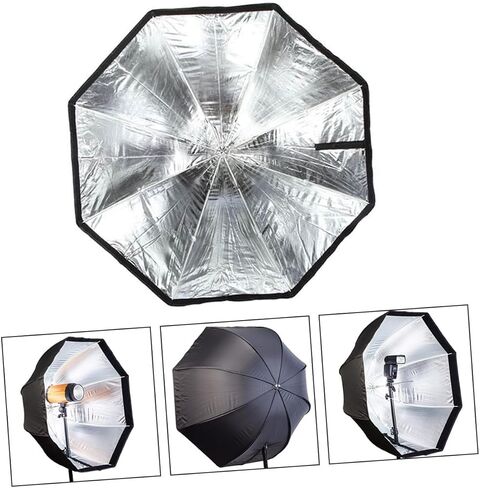 Gatuida Premium Octagonal Umbrella Softbox Light Box for Photography Movie Softbox with Beam Angle Compatible with LED and Strobe Lights Easy to Use and Store for Studio and Outdoor in Saudi Arabia