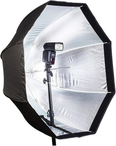 Gatuida Premium Octagonal Umbrella Softbox Light Box for Photography Movie Softbox with Beam Angle Compatible with LED and Strobe Lights Easy to Use and Store for Studio and Outdoor in Saudi Arabia