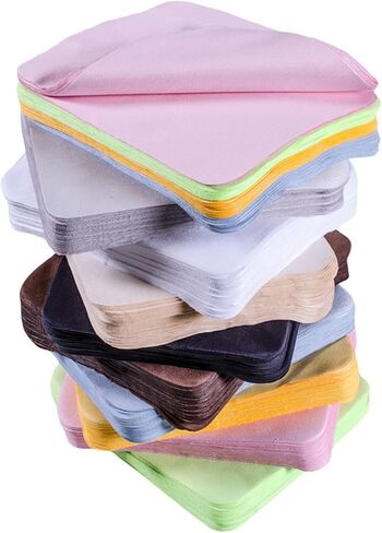 Eyeglass Lens Cloth for Glasses Phone & Electronic Screens Coated Surfaces Professional Grade Microfiber Cloth in Saudi Arabia
