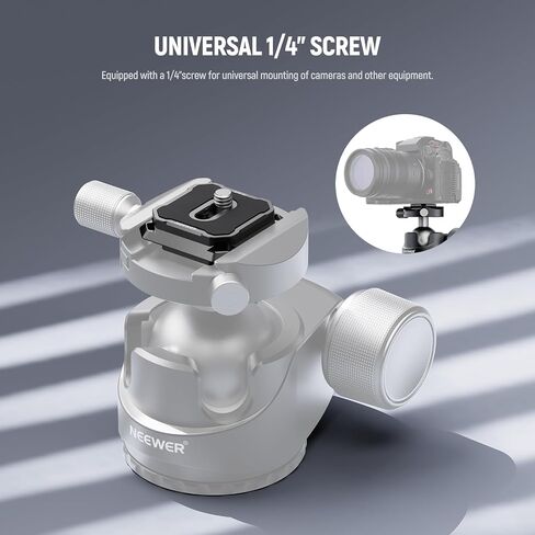 NEEWER 2 حزمة مجموعة لوحة الإفراج السريع، 38mm QR كاميرا تركيب محول متوافق مع Arca Swiss Peak Design Capture Clip V3، حامل ثلاثي القوائم إلى حزام الكتف مفتاح سريع مضاد للإيقاف مع غسالات، QPR-5C in Saudi Arabia