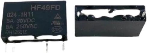 HF49FD-024-1H11 24VDC مفتوح عادة 4 دبوس 5A250VAC مرحل طاقة صغير متوسط ​​أسود in Saudi Arabia