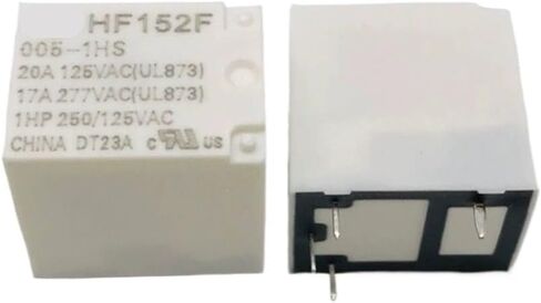HF152F-005-1HS 5VDC مجموعة من 4 دبوس 17A277V مرحل صغير جدًا عالي الطاقة in Saudi Arabia