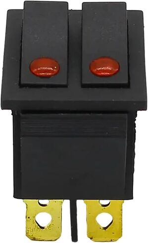 1PCS Rocker Switch cat-Eye Two Gang Double in Saudi Arabia