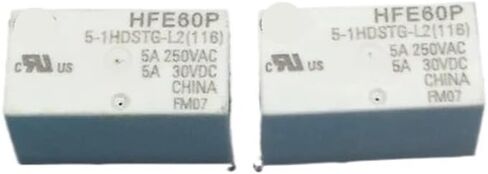 مرحل التثبيت المغناطيسي HFE60P-5-1HDSTG-L2 (116) ملف مزدوج 5A واحد مفتوح وإغلاق واحد in Saudi Arabia