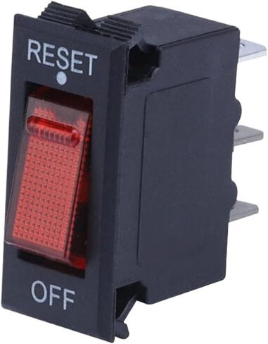 IBS-1R 5A-20A 12V-125/250OVAC 3 Pin Boat Rocker Switch Manual Reset Protector in Overload Protection Switch in Saudi Arabia